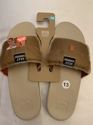 REEF Jacket Stash Slide Sandal Flip Flop Men’s Size 13 Pocket New NWT 👀🔥 • $25