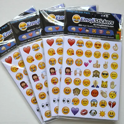 £1.29 • Buy New Packs Of Emoji Smile Face Diary Stickers DIY Cute Scrapbooking Mini Sticker