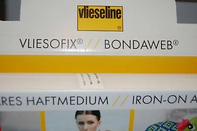 £0.99 • Buy Vilene/Vlieseline Bondaweb Fusible Iron-on Adhesive Paper 44cm W. Per 1/2 Metre