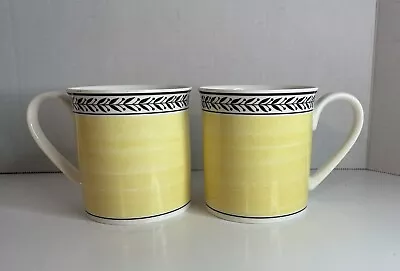 Villeroy & Boch Audun Fleur  1 Set Of 2 Mugs EUC • $20