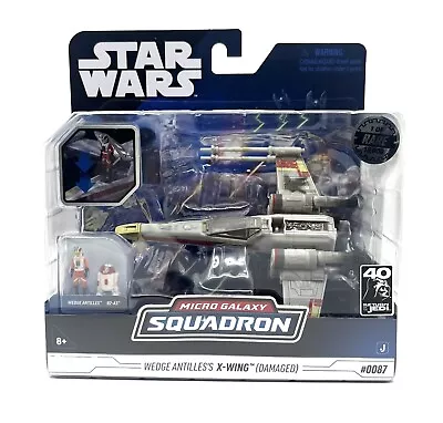 Star Wars Micro Galaxy Squadron Series 4 Wedge Antilles’s X-Wing Damaged RARE • $48