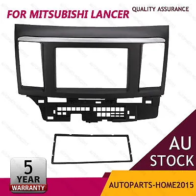$39.85 • Buy Car Stereo Radio Double-Din Facia Fascia Dash Kit For Mitsubishi Lancer 2007-13