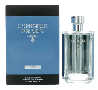 Prada L'Homme L'eau 3.4 Oz EDT Cologne For Men New In Box • $79.99