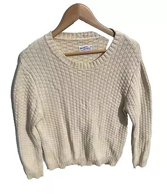 GANT Rugger Men's Beige Pullover Crew Neck Jumper Size L • £26.99