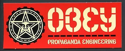 Propaganda Engineering Shepard Fairey Obey Giant Sticker Slap 2 X 5  Art Vintage • $67.26