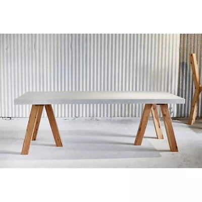 Hand Made Concrete Dining Table - BOHO 8 Seater • $2790