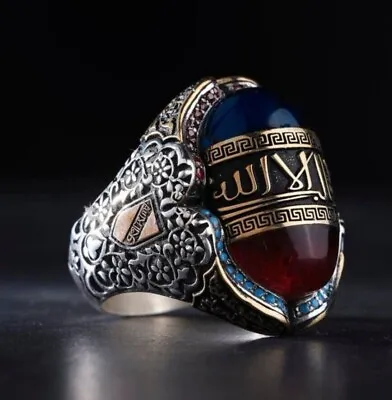 Men's Silver Ring Gift For Him Silver Men's Ring Handmade Ring Andalusian • £260.50