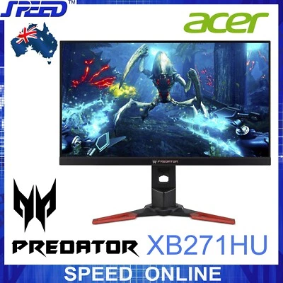 $650 • Buy Acer Predator XB271HU 27  WQHD 2560x1440 144Hz NVIDIA G-SYNC IPS Gaming Monitor