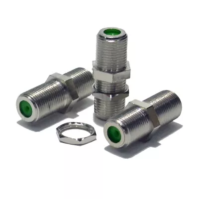 5 Pack F81 Barrel Connector 4GHz Coaxial Female To Female F Type Adapter • $7.12