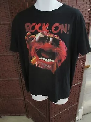 Animal Muppets Rock On T Shirt Adult XL Drummer • $7.32