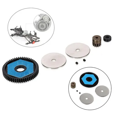 56T Spur Gear 13T Motor Gear For Axial SCX10 II AX31027 90046 90047 1/10 RC Car • $10.94