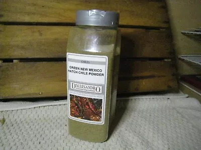 D'Allesandro Green New Mexico Hatch Chile Powder LARGE 15oz Shaker • $16.75