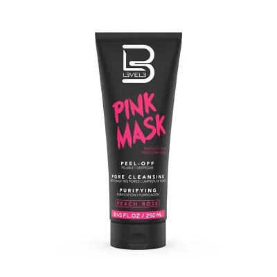 Level 3 Black & Pink Mask Peel-Off Pore Cleaning Purifying 8.45 Fl Oz • $12.95