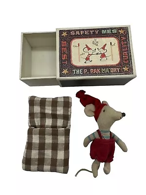 MAILEG Christmas Boy Mouse Stocking Cap St. Louis Safety Matchbox New Retired • $79.99