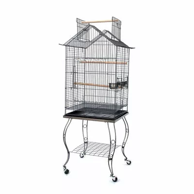 Bird Parrot Cage With Stand Cockatiel Amazon African Grey Caique Conure • $99