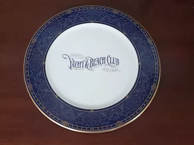 Disney World Yacht & Beach Club Resort Dudson China Dinner Plate Charger Prop • $99