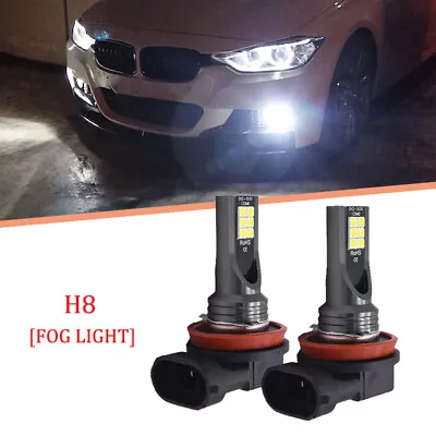 2X Super White LED Fog Light Bulbs For BMW 320i 328i 335i 525i 528i 535i XDrive • $10.79