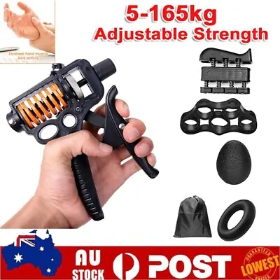 $9.99 • Buy Adjustable Power Hand Grip Forearm Exerciser Gripper Strengthener Trainer 165kg