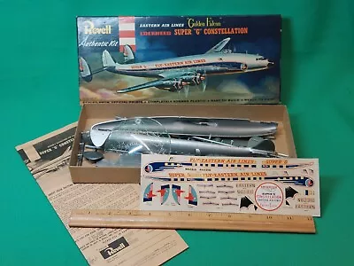 Vintage Revell Eastern Airlines Super G Constellation Type S Model Airplane Kit • $34.99