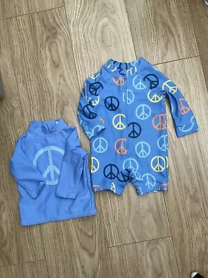 Baby Boy Cotton On Australia Swim Wear 3-6 Months VGC • £6