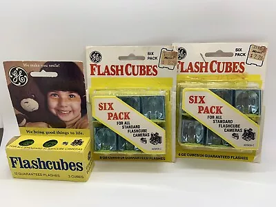 Vintage GE Magicubes Flash Cubes Camera Bulbs 24 Flashes New In Package • $20