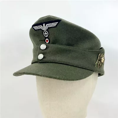 Germany Edelweiss Hat Cap Outdoor Warm Gebirgsjager Soldier Headwear Replica New • $96.79