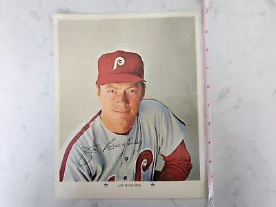 Jim Bunning Philadelphia Phillies Baseball Autographed Photo (8x10) • $1.99