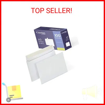 White Wove A9 Invitation & Greeting Card Envelopes 5-3/4 X 8-3/4 Self-Seal • $17.99