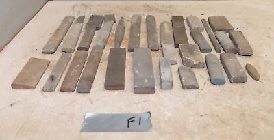 30 Vintage US Made Sharpening Stones Whetting Hone Oil Stone Collectible Tool F1 • $59.99