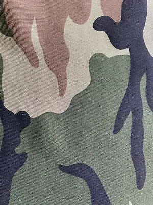 2 MTS Camouflage Fabric Stretchy 160Cms Wide Polyester UK  CLEARANCE LAST ROLLS • £4.25