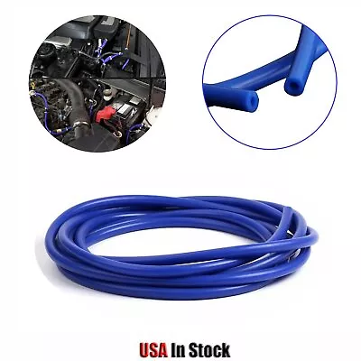 $9.90 • Buy 5mm 3/16  ID Full Silicone Air Vacuum Hose/Line/Pipe/Tube 10 Foot/Feet Blue