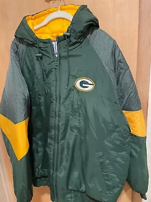 Green Bay Packers NFL Game Day Logo 7 Hooded Jacket Size XL • $20