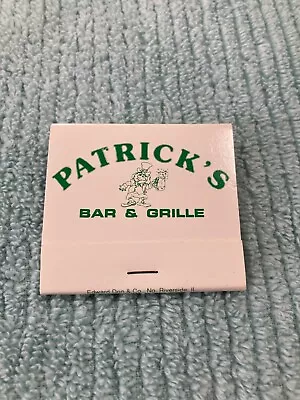 Matchbook: Patrick's Bar & Grille - Overland Park KS - 30 Strike Full Unstruck • $4.99