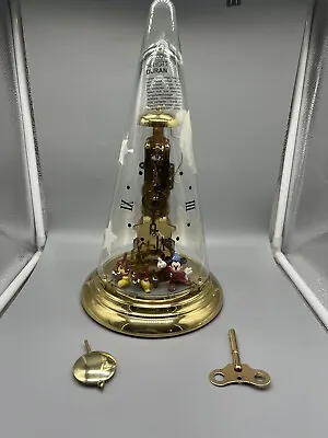 Mickey Mouse Disney Fantasia Clock  Sorcerer Mechanical Pendulum  Hermle Germany • $1400