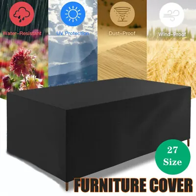 $81.89 • Buy Waterproof Garden Patio Furniture Cover Covers Rattan Table Cube Sofa Outdoor AU