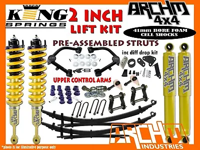 ARCHM4X4 XTREME 2inch 50mm SUSPENSION LIFT KIT DD+UCA FOR FORD RANGER PX 2011-18 • $2395