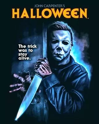 1978 Halloween Movie Poster Print Michael Myers Laurie Strode 🎃🔪🎃 • $7.97