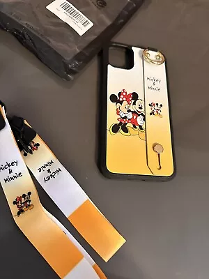 NWT Disney Mickey Mouse Minnie Mouse Lanyard & IPhone Case • $15