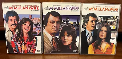 McMillan & Wife LOT Seasons 2 3 4 DVD Lot Two Three Four! Tested And WORKING! • $16.99