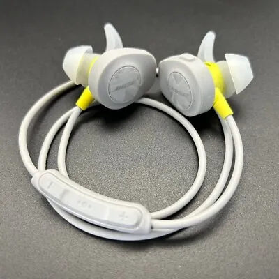 US Bose SoundSport Wireless Bluetooth In Ear Headphones Earphones - Citron • $53.95