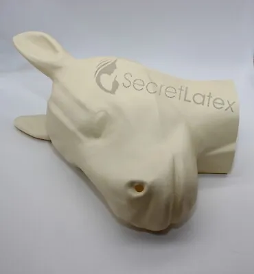 £80 • Buy White Latex Moulded Rubber Horse Hood Pony Mask Fetish Man Men Animal
