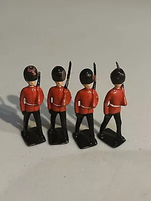 Lot Of 4 Vintage Britains Lead Toy Soldiers Made In England • $19.99