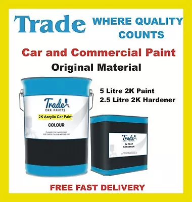 RAL 7047  LIGHT GREY 2k Acrylic Car Paint 7.5 Litre Kit Gloss  • £197.45