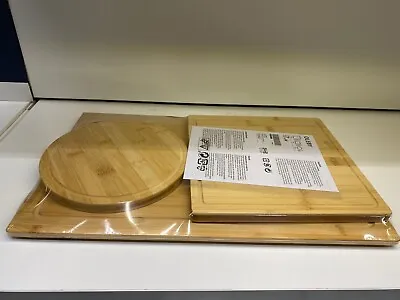 Brand New IKEA OLEBY Chopping Board Set Of 3 Bamboo • £24.99