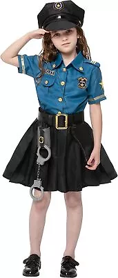 Syncfuns Police Officer Costume In Light Blue Colour For Girls • $30.99