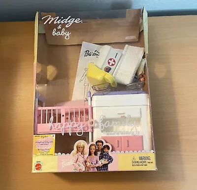 2002 Barbie Happy Family Midge And Baby New In Box Missing Midge Doll • $89.99
