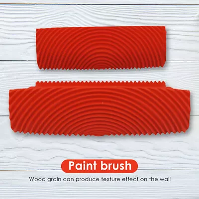 2pcs Wall Paint Runner Roller Brushes Household Wall Decorative DIY Tools Set • £6.95