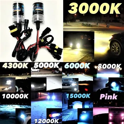 2 H11 35W Xenon HID Replacement Light Bulbs 3000K 4300K 5000K 6000K 8000K 10000K • $14
