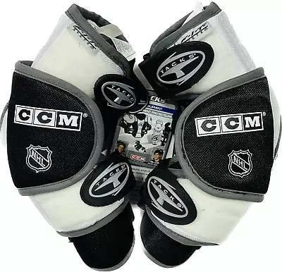 New CCM Pro Tacks Hockey Elbow Pads Codera Senior Medium Vintage Elbows Guards • $99.99