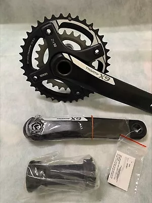 NEＷ SRAM Truvativ X9 10 Speed Bike Bicycle Crankset GXP 2x10S 39/26T 175mm W/BB • $109.90